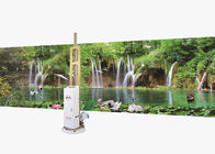 impressora vertical Intelligent Lift da parede da máquina 3d da pintura de parede dos trilhos de 5m