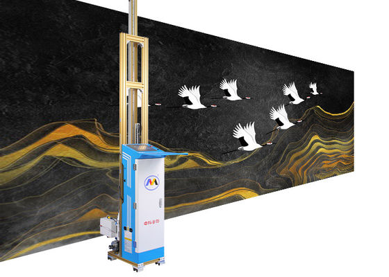 Impressora Liftable da parede 3d do trilho, máquina automática da pintura da imagem da parede