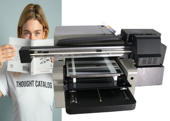 3D CMYKW 5 colore a impressora Multifunction uv Machine Automatic do leito de USB DTG A3