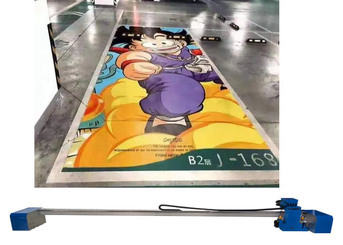 Tinta uv Cmykw da máquina de impressão do leito das cabeça de impressão de Zkmc 2880 Dpi 2 5 cores para a cópia da terra do assoalho