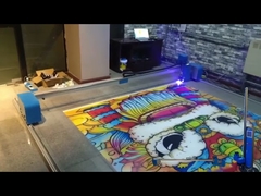 Silent 2880dpi Digital Ground Printing Machine 3d Effects Multifunctional Flatbed Printer